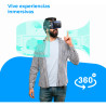 Gafas de realidad virtual 3d con audio