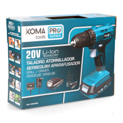 Kit maletin atornillador 20v