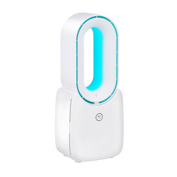 Ventilador recargable de mesa usb, sin aspas, 3 velocidades 12,4 x 9 x 30 cm