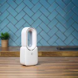 Ventilador recargable de mesa usb, sin aspas, 3 velocidades 12,4 x 9 x 30 cm