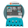 Kit manguera de jardin classic 20 m (1/2" 13 mm) + colgador mural