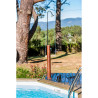Ducha solar pvc aspecto madera. 9 l