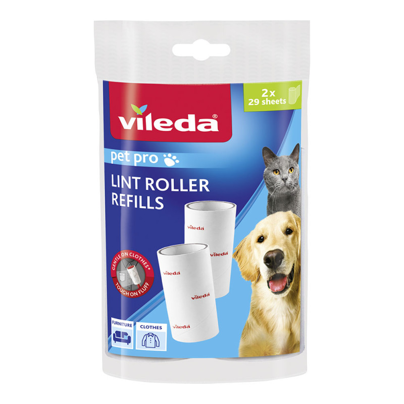 Recambio rodillo quitapelusas pet pro. 2 x 29 hojas Recambio rodillo quitapelusas pet pro. 2 x 29 hojas