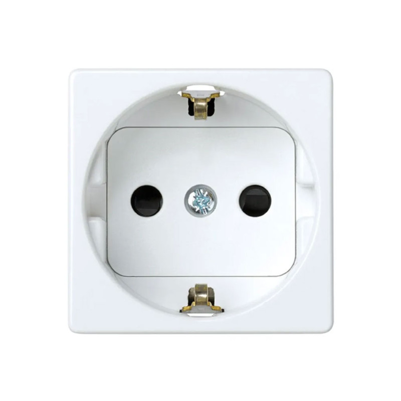 Base enchufe 2p+t schuko serie 27 blanco Base enchufe 2p+t schuko serie 27 blanco