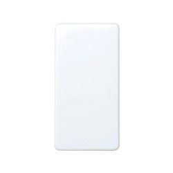 Pulsador estrecho serie 27 blanco