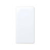 Pulsador estrecho serie 27 blanco