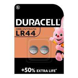Micro pila de boton alkalina lr44 1,5v (blister 2 unid.) ø11,6x5,4mm