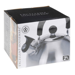 Tetera clásica inoxidable 2,5 l ø19 x 12 cm
