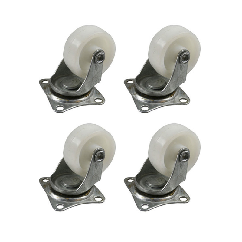 Set 4 ruedas 50mm blancas Set 4 ruedas 50mm blancas