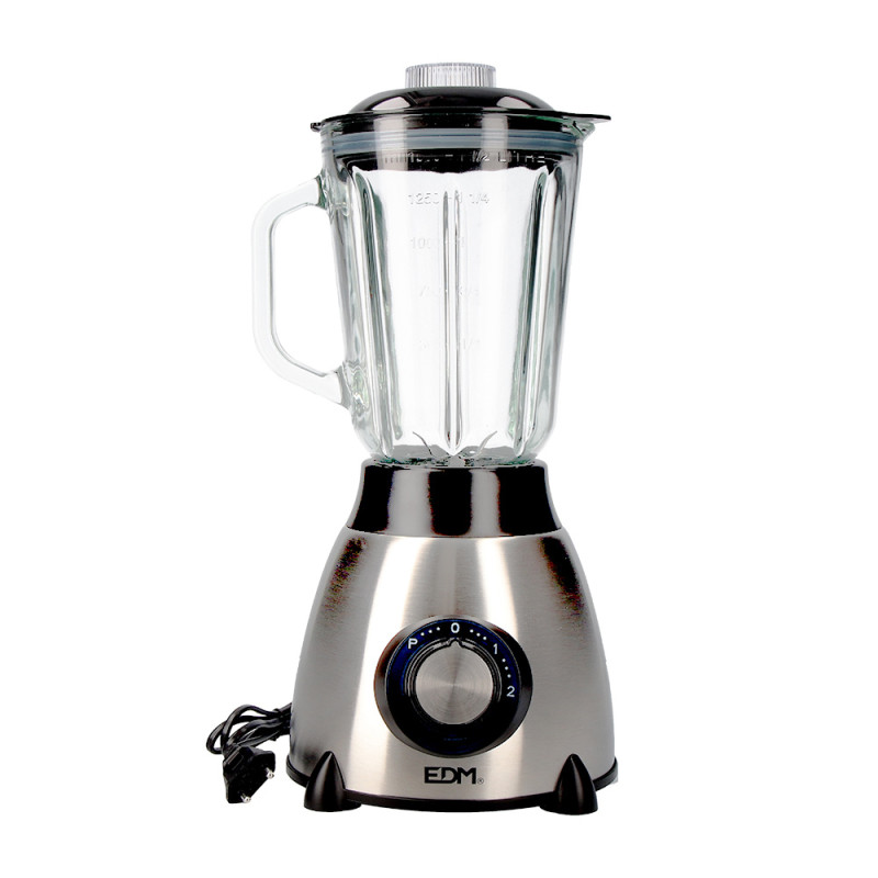 Batidora de vaso mezclador de cristal 550 w 1,5 l Batidora de vaso mezclador de cristal 550 w 1,5 l