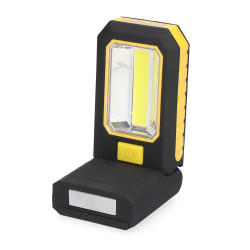 Linterna led cob 3 leds xl de 200lm. con gancho e iman 3xaaa (pilas incluidas) edm