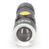 Linterna mini con zoom 1 led 120lm/40lm/ flash 9.000k recargable con usb.