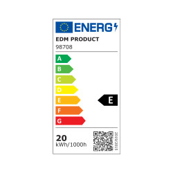 Bombilla standard led e27 20 w 2200 lm 6400 k luz fria ø6,5 x 12,4 cm