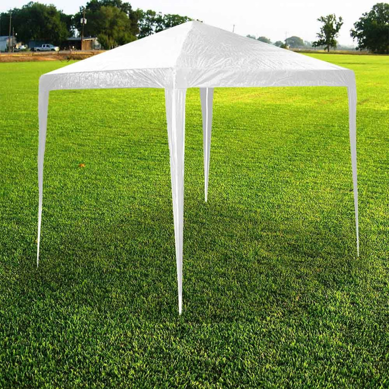 Carpa impermeable color blanco 300 x 300 x 250 cm Carpa impermeable color blanco 300 x 300 x 250 cm
