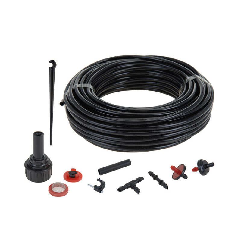 Kit de micro riego (goteo) 71 piezas 23m Kit de micro riego (goteo) 71 piezas 23m