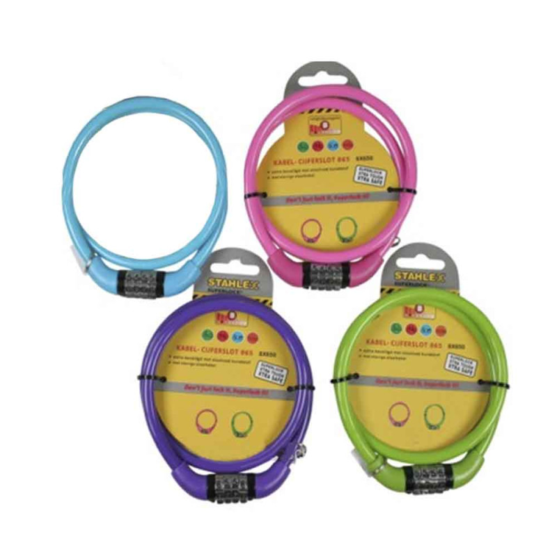 Candado economico con combinacion colores surtidos Candado economico con combinacion colores surtidos
