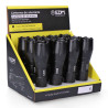 Linterna de aluminio con zoom. 1 led 3 x aaa (pilas incluidas)
