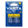 Pila alkalina longlife power aa - lr06 (blister 6 uds) ø14,5x50,5mm