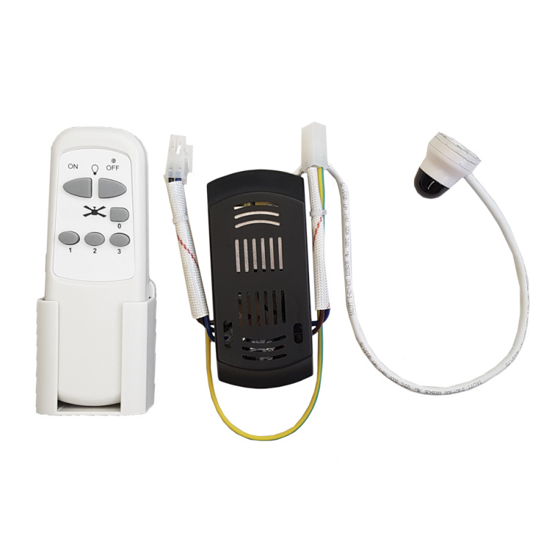 Recambio kit mando y receptor para ventiladores techo modelos: 33988,3989,33806, 33807,33803 edm Recambio kit mando y receptor para ventiladores techo modelos: 33988,3989,33806, 33807,33803 edm