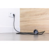 Prolongador con 1 toma 2p+t 16a 250v~ 5 m de cable h05vv-f 3g1,5mm², negro
