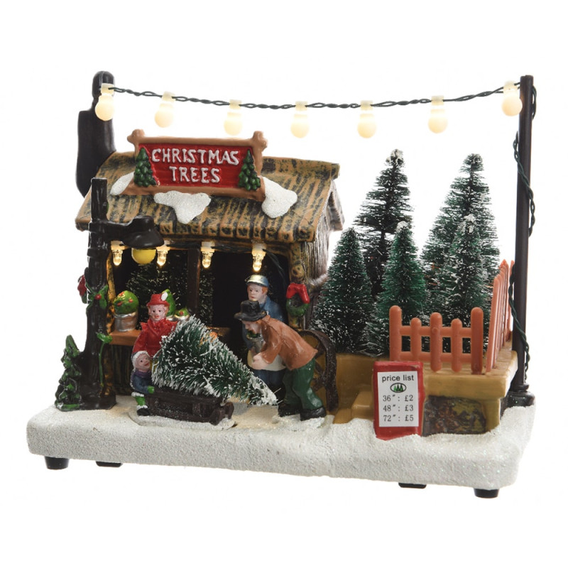 Pueblo navideño led 3xaa 18x10,5x14,2cm Pueblo navideño led 3xaa 18x10,5x14,2cm
