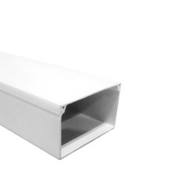 Canal blanca 2m 60 x 100 mm (precio por metro)