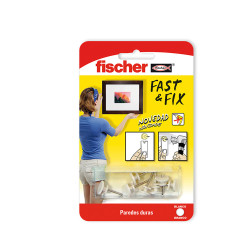 Colgador basico fast&fix (blister 12 unid.) 534843 fischer