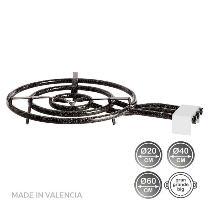 Quemador de gas butano/propano ø60cm 3 fuegos. vaello Quemador de gas butano/propano ø60cm 3 fuegos. vaello