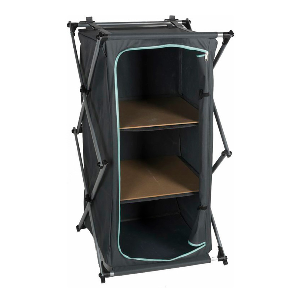Armario para camping con 2 estanterias 53x49x95cm. camp active Armario para camping con 2 estanterias 53x49x95cm. camp active