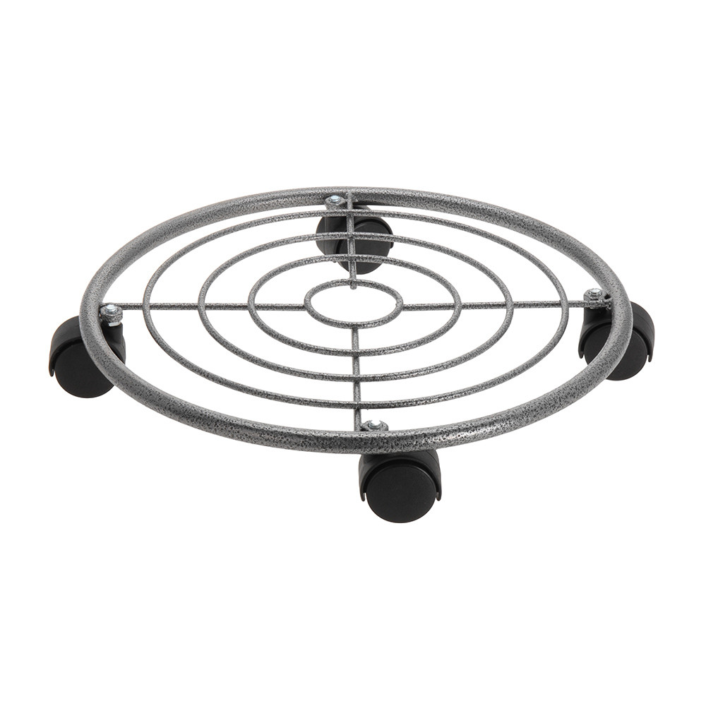 Base de 4 ruedas metalica 35x6,5cm Base de 4 ruedas metalica 35x6,5cm