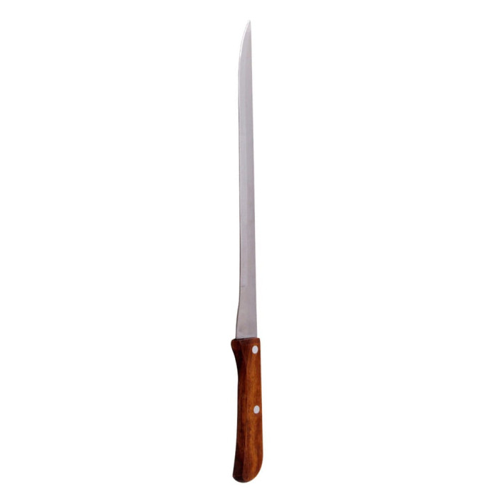 Cuchillo jamonero con mango de madera 36,5cm gourmet kitchen