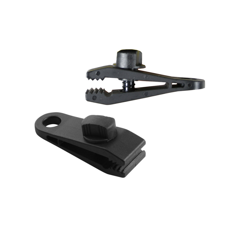 Conjunto de 4 clips tipo pinza para sujecion de toldos y lonas ø0,27 x 8 x 3 cm Conjunto de 4 clips tipo pinza para sujecion de toldos y lonas ø0,27 x 8 x 3 cm