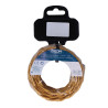 Carrete cable textil trenzado h03vv-f 2 x 0,75 mm² oro, 25 m