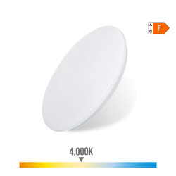 Aplique led circular de superficie 18 w 4000 k, 1820 lm ø33 x 6,6 cm