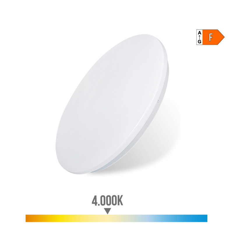 Aplique led circular de superficie 18 w 4000 k, 1820 lm ø33 x 6,6 cm Aplique led circular de superficie 18 w 4000 k, 1820 lm ø33 x 6,6 cm
