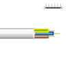 Manguera tubular vv-k06/1kv 3 g 1,50 mm², blanca euro/m