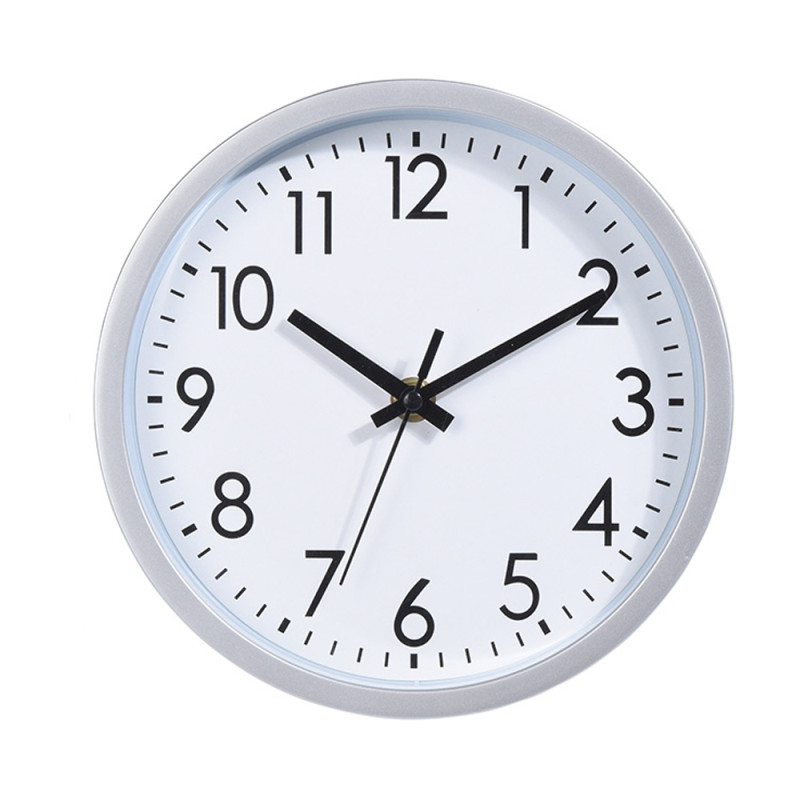 Reloj de pared redondo colores surtidos con fondo blanco ø20x3,8cm Reloj de pared redondo colores surtidos con fondo blanco ø20x3,8cm