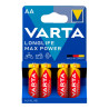 Pila alkalina longlife max power aa - lr06 (blister 4 unid.) ø14,5x50,5mm