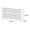 Mata insectos profesional eléctrico 2x15w 100m² 54,2x10x26,5cm 340° color negro edm