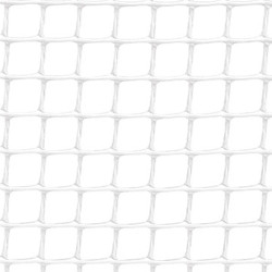 Rollo de malla ligera cadrinet color blanco 1 x 25 m cuadro: 10 x 10 mm