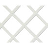 Celosia de plastico 1 x 2 m color blanco perfil de listones 22 x 6 mm