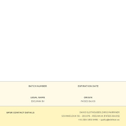 Geranio color crema de pvc con maceta