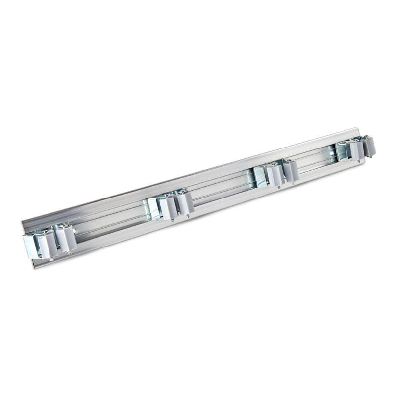 Colgador de aluminio para 4 herramientas 48x5,5x1cm Colgador de aluminio para 4 herramientas 48x5,5x1cm