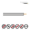 Cablecillo h07z1-k 6,00 mm² gris euro/m