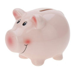 Hucha cerdito rosa 115 x 91 x 91mm
