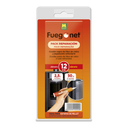 Kit reparacion: cordon aislante ø12+adhesivo 50ml 2,5m - fuegonet masso